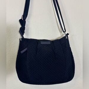 Vera Bradley Dark Blue Quilted Shoulder Bag